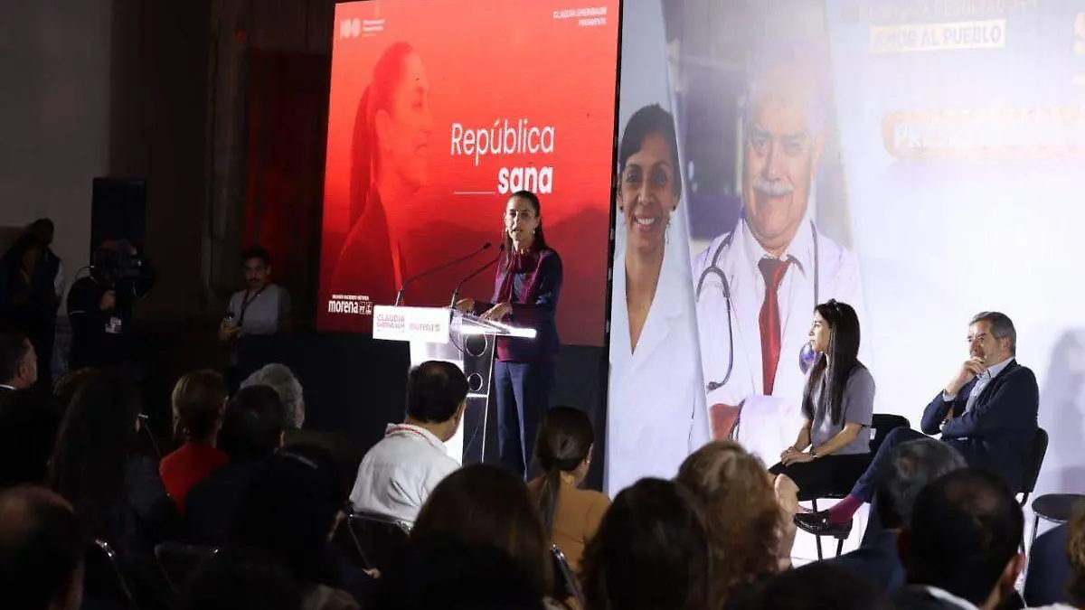 Claudia Sheinbaum presenta plan de salud